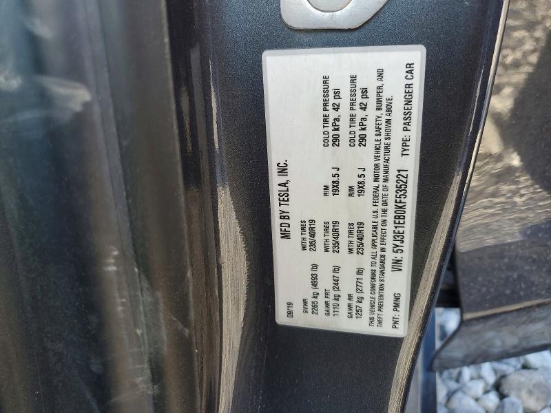 Продаж на аукціоні авто 2019 Tesla Model 3, vin: 5YJ3E1EB0KF535221, номер лоту: 51149596
