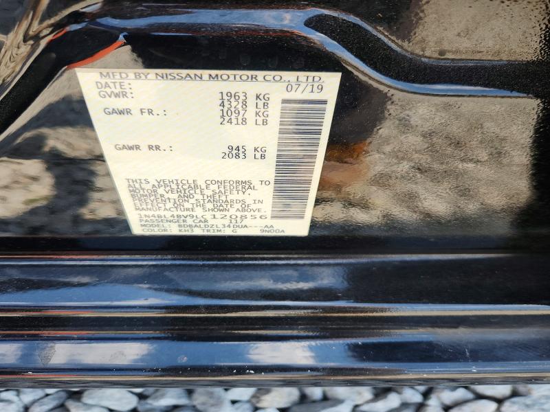 2020 Nissan Altima მანქანა იყიდება აუქციონზე, vin: 1N4BL4BV9LC120856, აუქციონის ნომერი: 50169166