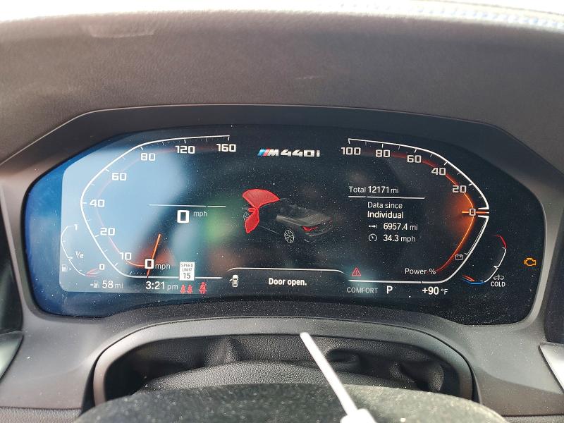2021 Bmw M440i მანქანა იყიდება აუქციონზე, vin: WBA53AT08MCG90650, აუქციონის ნომერი: 50057276