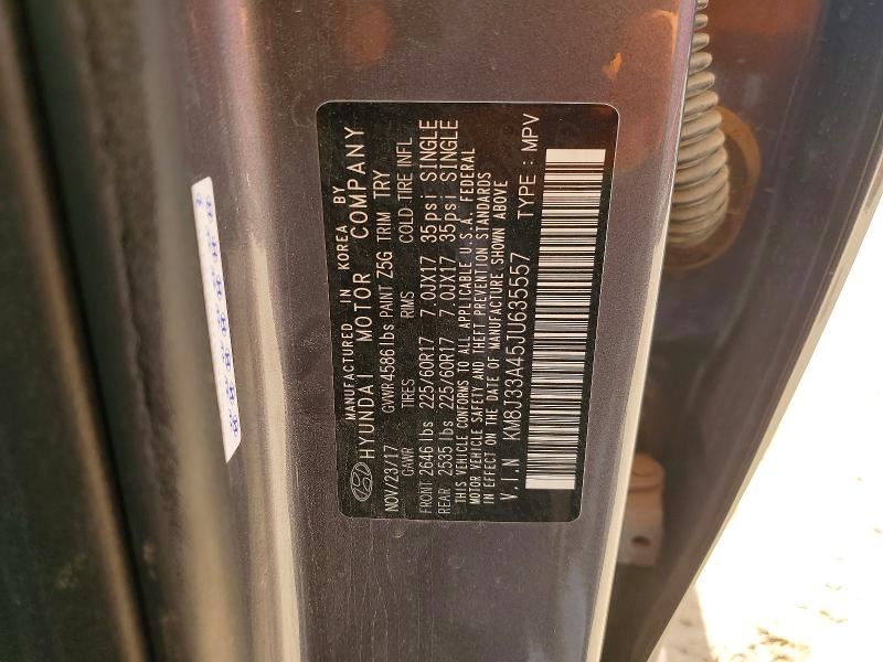 2018 Hyundai Tucson მანქანა იყიდება აუქციონზე, vin: KM8J33A45JU635557, აუქციონის ნომერი: 50988156