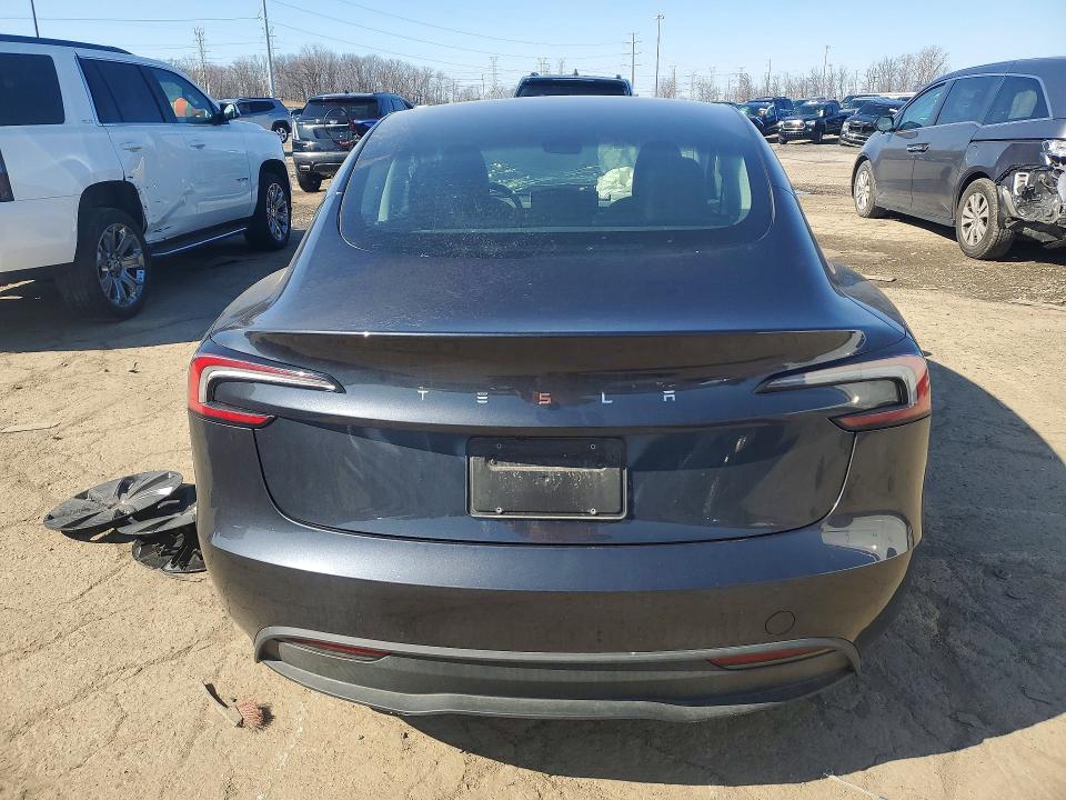 2025 Tesla Model 3 მანქანა იყიდება აუქციონზე, vin: 5YJ3E1EA5SF953829, აუქციონის ნომერი: 48576586