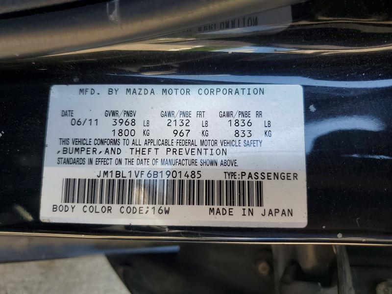 Продаж на аукціоні авто 2011 Mazda 3, vin: JM1BL1VF6B1901485, номер лоту: 50901056