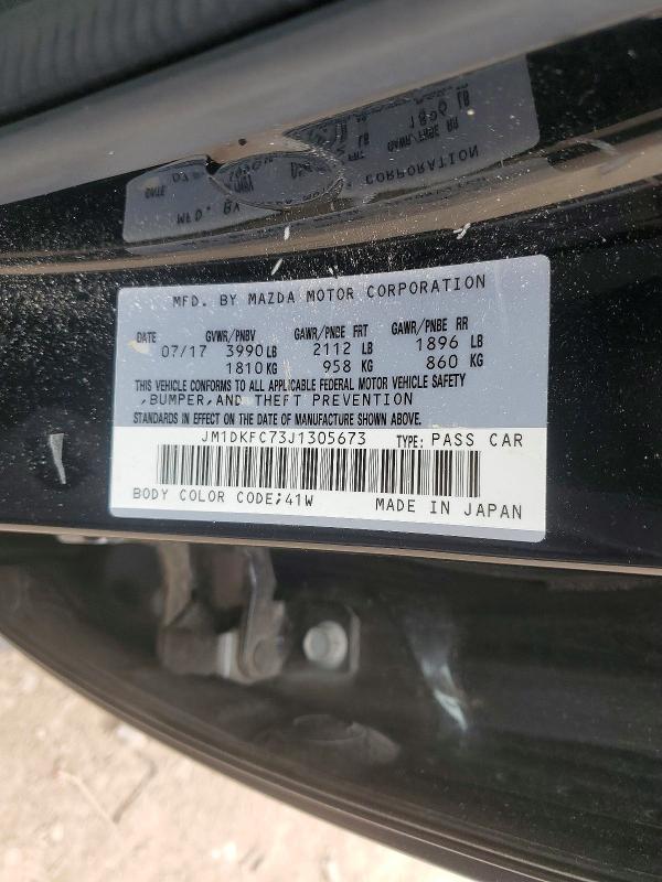 2018 Mazda Cx-3 მანქანა იყიდება აუქციონზე, vin: JM1DKFC73J1305673, აუქციონის ნომერი: 51519176