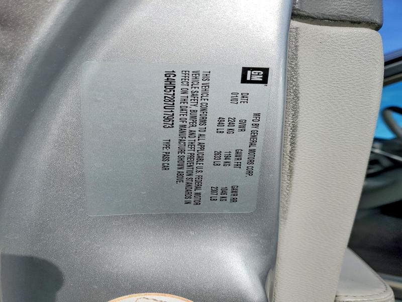Продаж на аукціоні авто 2007 Buick Lucerne, vin: 1G4HD57287U179673, номер лоту: 49505806