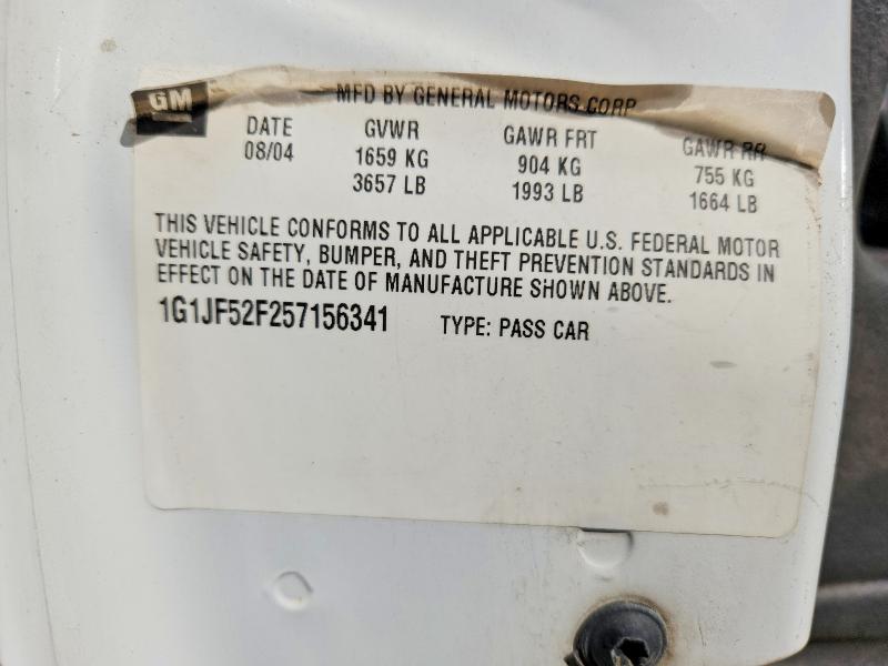 51788736 :رقم المزاد ، 1G1JF52F257156341 vin ، 2005 Chevrolet Cavalier مزاد بيع