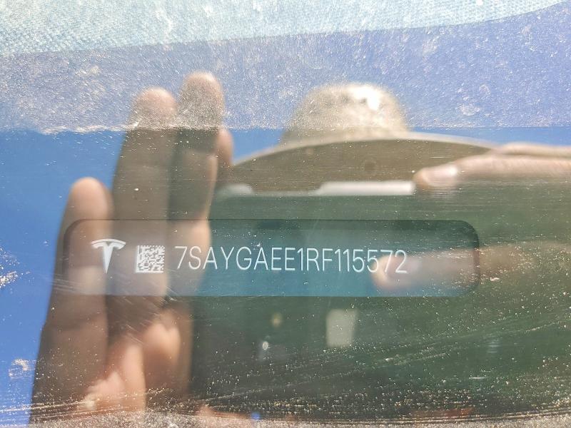 Продажа на аукционе авто 2024 Tesla Model Y, vin: 7SAYGAEE1RF115572, номер лота: 51897846