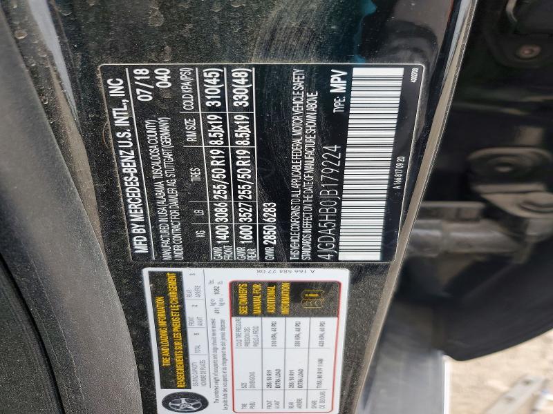 Aukcja sprzedaży 2018 Mercedes-benz Gle, vin: 4JGDA5HB0JB179224, numer aukcji: 50728286