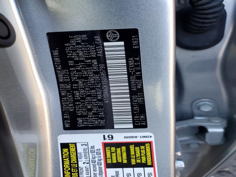 49063406 :رقم المزاد ، 4T1DAACK1SU595790 vin ، 2025 Toyota Camry مزاد بيع
