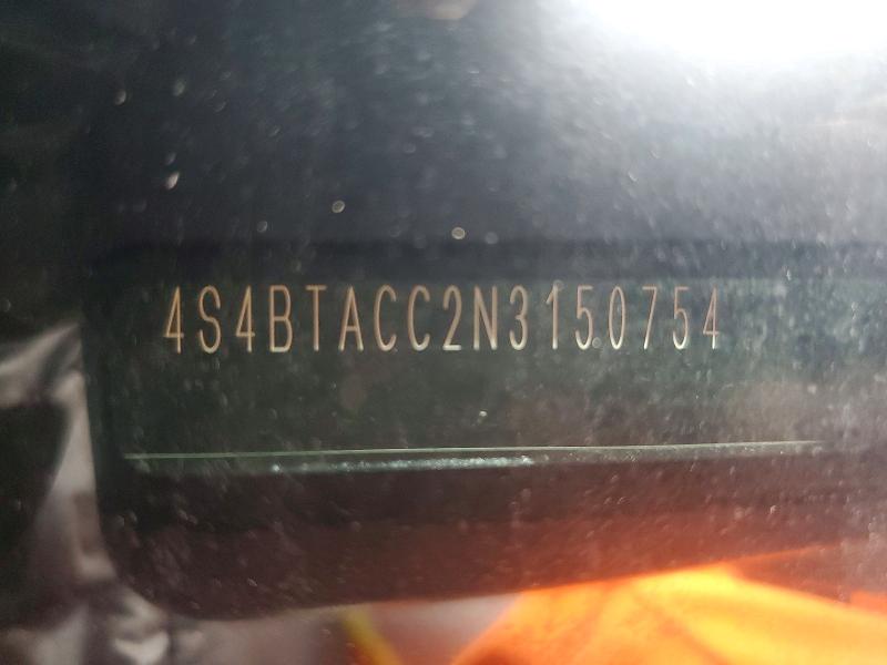 76900195 :رقم المزاد ، 4S4BTACC2N3150754 vin ، 2022 Subaru Outback مزاد بيع