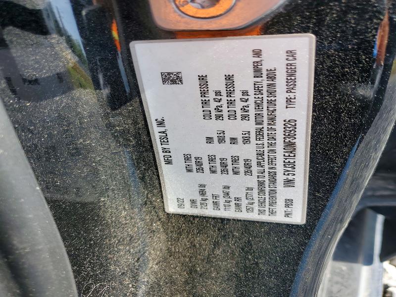 Aukcja sprzedaży 2022 Tesla Model 3, vin: 5YJ3E1EA0NF369326, numer aukcji: 49658666