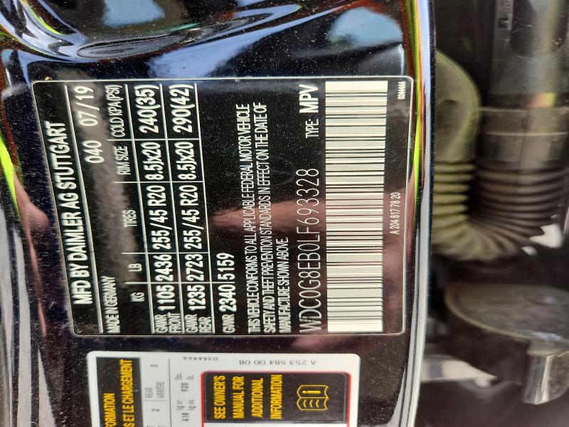Продажа на аукционе авто 2020 Mercedes-benz Glc, vin: WDC0G8EB0LF693328, номер лота: 50975296