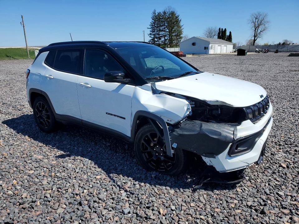 2022 Jeep Compass მანქანა იყიდება აუქციონზე, vin: 3C4NJCBB5NT167497, აუქციონის ნომერი: 48809866