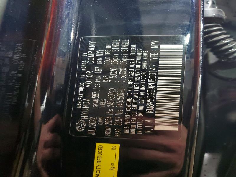 Продаж на аукціоні авто 2023 Hyundai Palisade, vin: KM8R5DGE9PU509147, номер лоту: 49614006