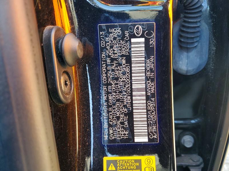 49331466 :رقم المزاد ، JTHBW1GG3D2020851 vin ، 2013 Lexus Es مزاد بيع