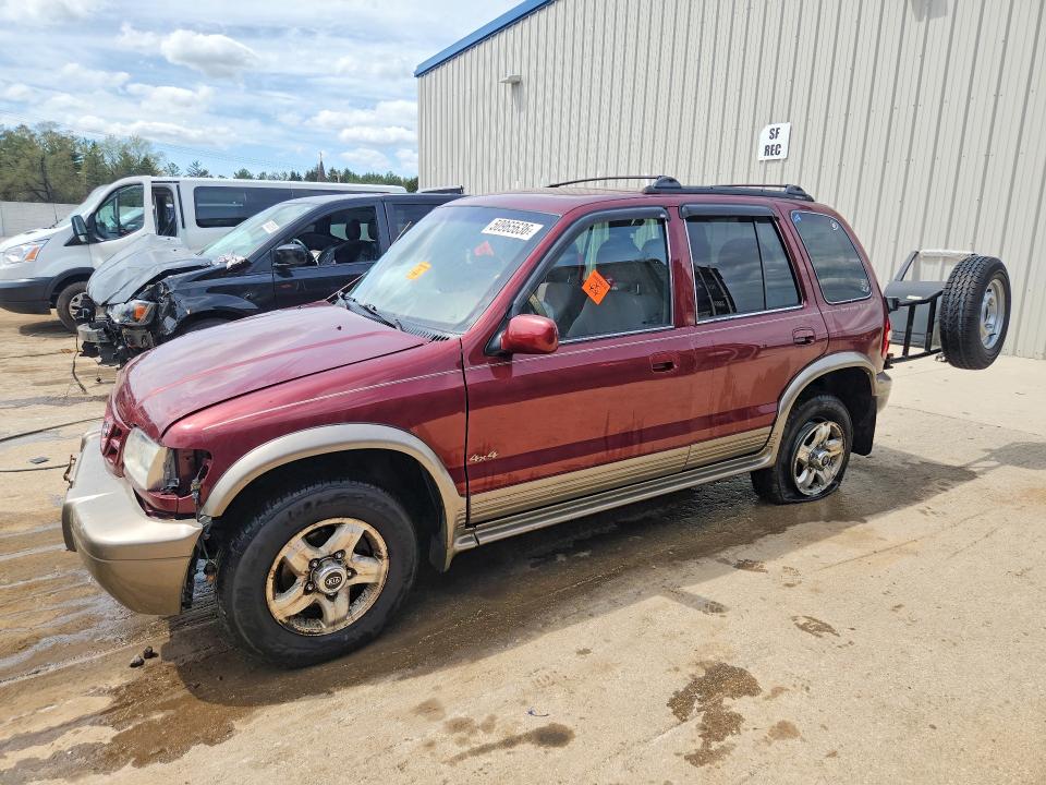 2001 Kia Sportage მანქანა იყიდება აუქციონზე, vin: KNDJA723515046221, აუქციონის ნომერი: 50965636