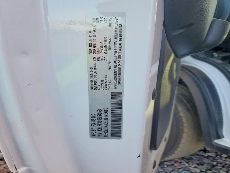 Aukcja sprzedaży 2025 Ram Promaster 2500, vin: 3C6LRVDG0SE543664, numer aukcji: 48291756