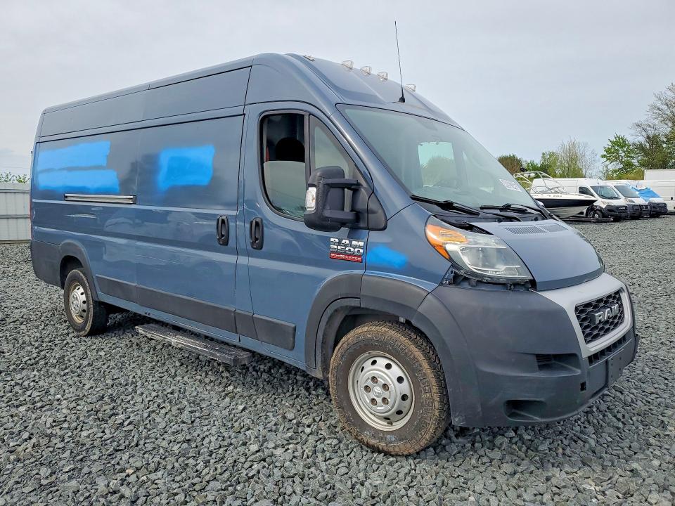 2020 Ram Promaster 3500 მანქანა იყიდება აუქციონზე, vin: 3C6URVJG5LE144372, აუქციონის ნომერი: 55241216