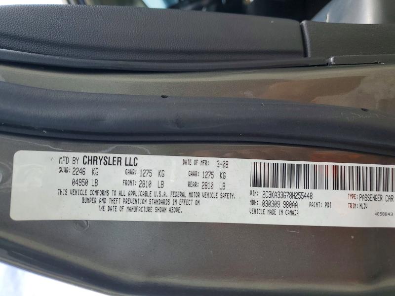 Aukcja sprzedaży 2008 Chrysler 300, vin: 2C3KA33G78H255448, numer aukcji: 48785856
