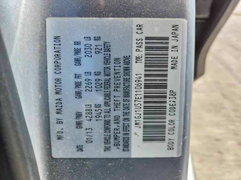 Auction sale of the 2014 Mazda 6, vin: JM1GJ1U57E1106941, lot number: 50251816