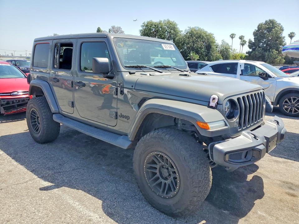 50515486 :رقم المزاد ، 1C4HJXEGXMW508705 vin ، 2021 Jeep Wrangler Unlimited مزاد بيع