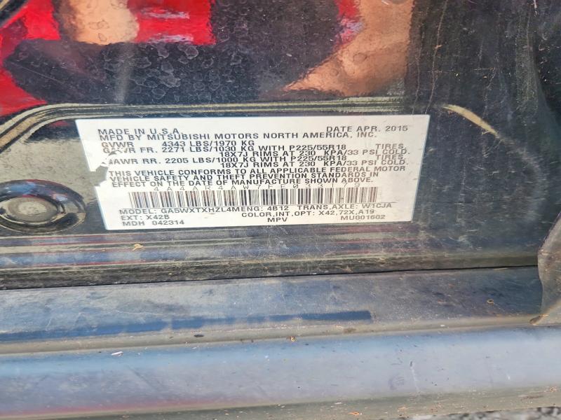 Продаж на аукціоні авто 2015 Mitsubishi Outlander Sport, vin: 4A4AR4AW7FE033179, номер лоту: 51302636
