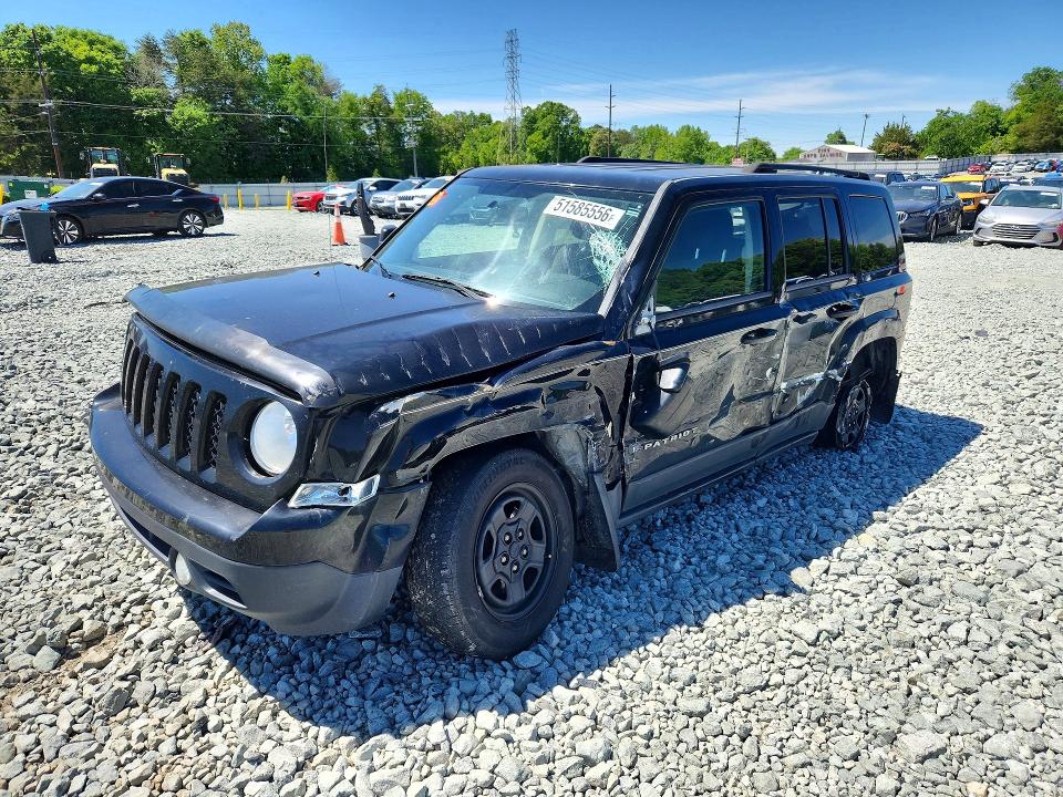 2015 Jeep Patriot მანქანა იყიდება აუქციონზე, vin: 1C4NJPBB6FD377394, აუქციონის ნომერი: 51585556