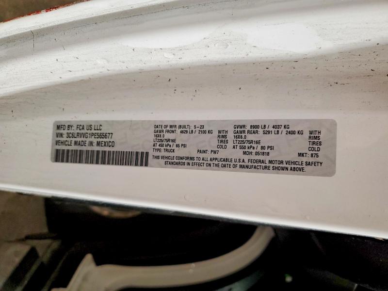 Продаж на аукціоні авто 2023 Ram Promaster 2500, vin: 3C6LRVVG1PE565677, номер лоту: 49911966