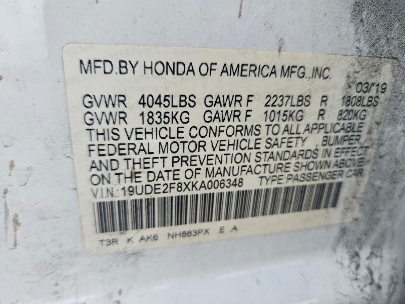Продажа на аукционе авто 2019 Acura Ilx, vin: 19UDE2F8XKA006348, номер лота: 49055096