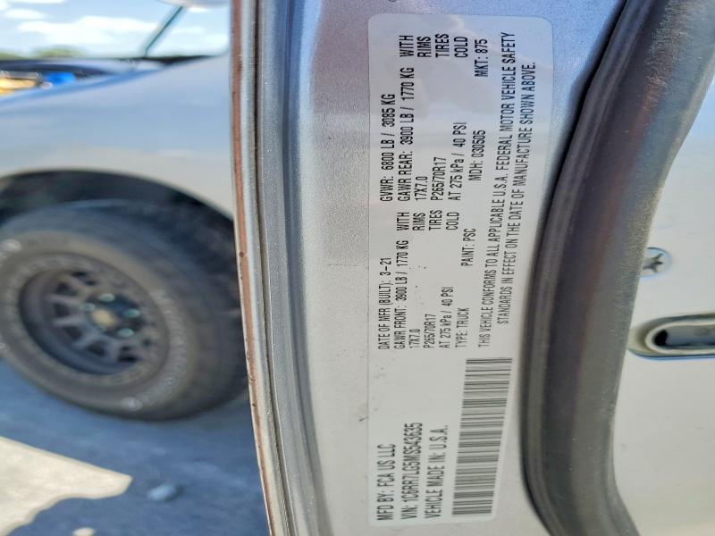 Aukcja sprzedaży 2021 Ram 1500 Classic, vin: 1C6RR7LG5MS543635, numer aukcji: 50627876