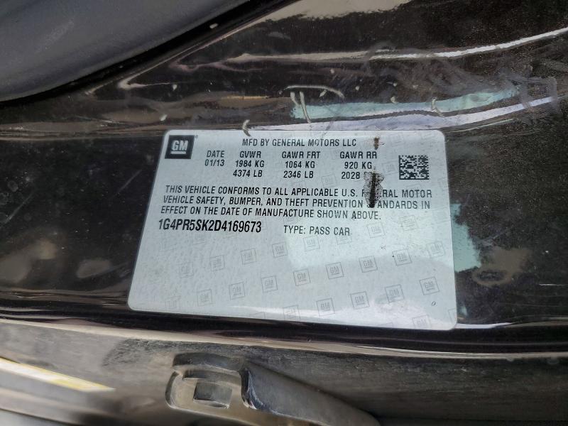 Aukcja sprzedaży 2013 Buick Verano, vin: 1G4PR5SK2D4169673, numer aukcji: 48878236