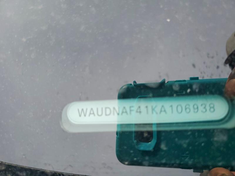50414256 :رقم المزاد ، WAUDNAF41KA106938 vin ، 2019 Audi A4 مزاد بيع
