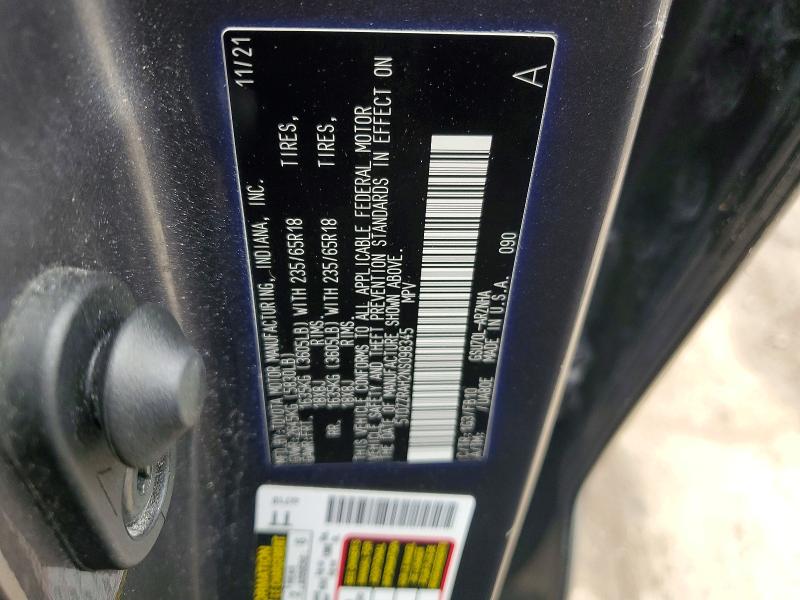 Aukcja sprzedaży 2022 Toyota Highlander, vin: 5TDZZRAH2NS098345, numer aukcji: 49378536