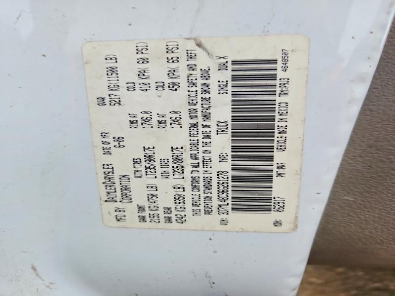 51368116 :رقم المزاد ، 3D7ML48C96G261278 vin ، 2006 Dodge Ram 3500 مزاد بيع