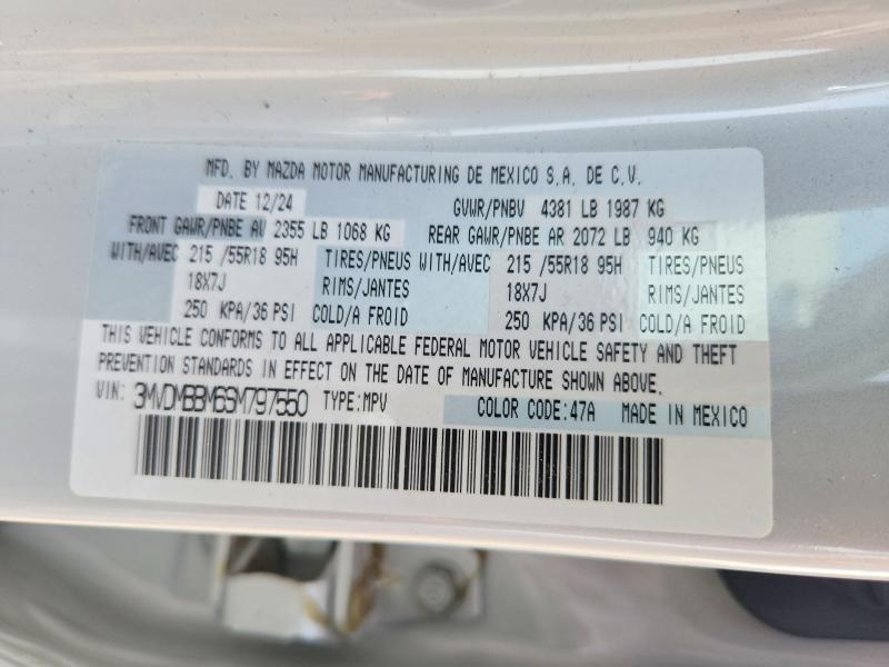 Aukcja sprzedaży 2025 Mazda Cx-30, vin: 3MVDMBBM6SM797550, numer aukcji: 51571376