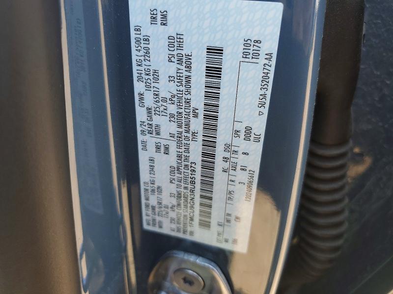 Продажа на аукционе авто 2024 Ford Escape, vin: 1FMCU9GN3RUB51973, номер лота: 49371996