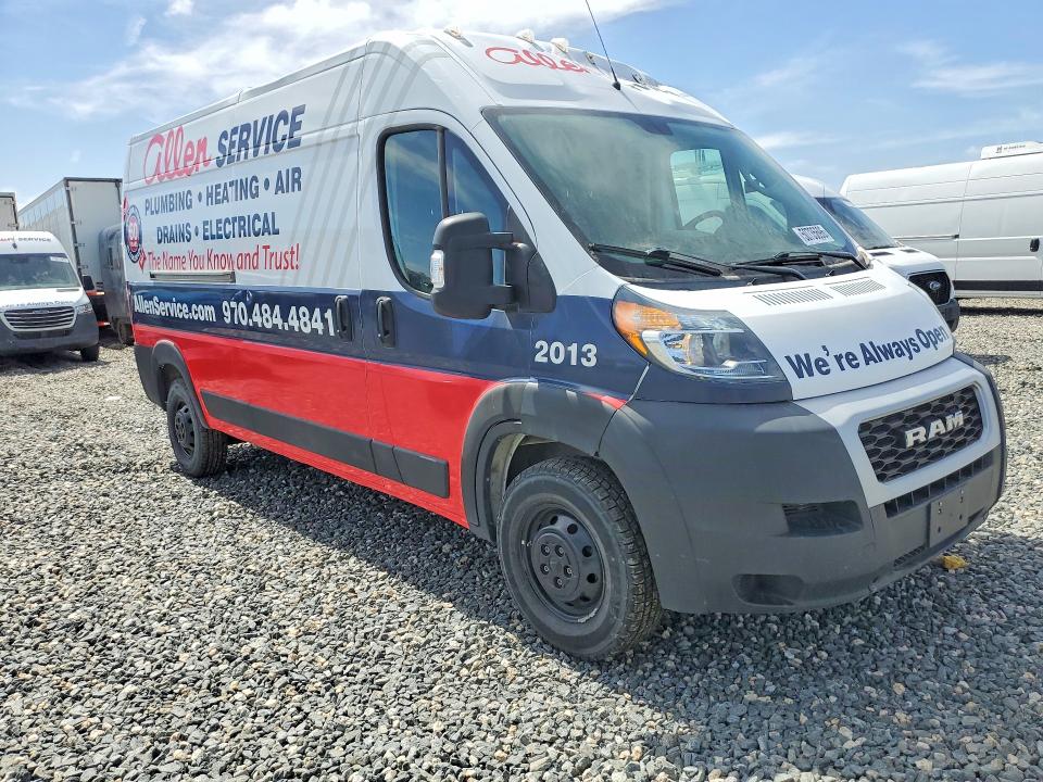 Auction sale of the 2021 Ram Promaster 2500, vin: 3C6LRVDG3ME512685, lot number: 50735696