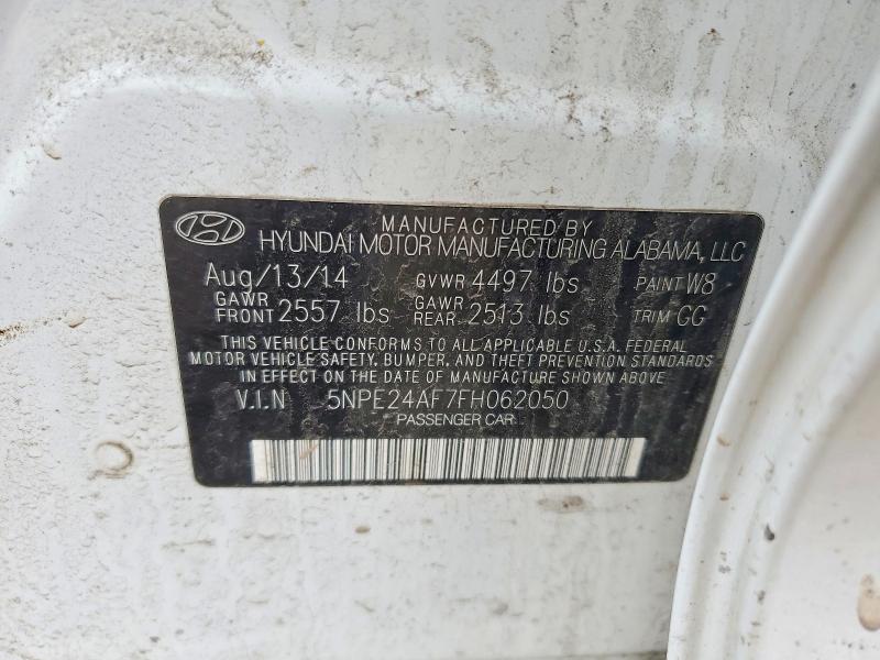 Aukcja sprzedaży 2015 Hyundai Sonata, vin: 5NPE24AF7FH062050, numer aukcji: 49939376