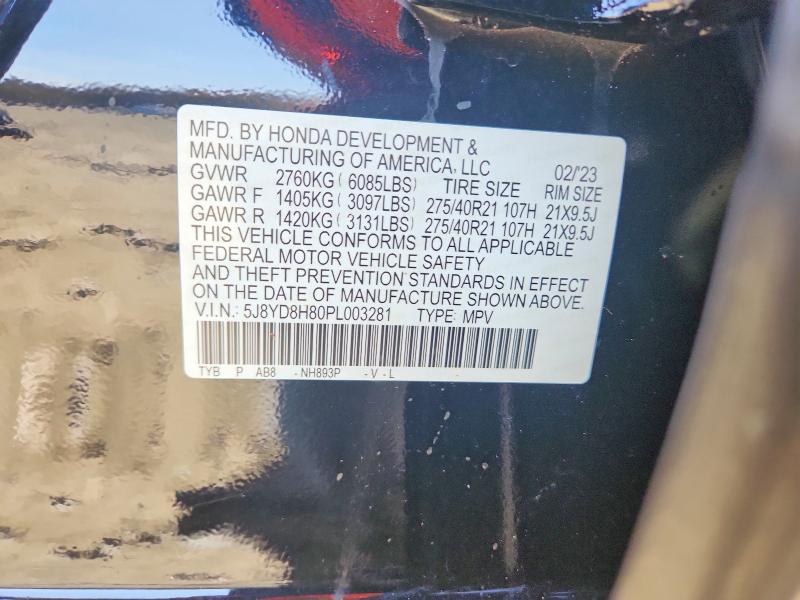 Aukcja sprzedaży 2023 Acura Mdx, vin: 5J8YD8H80PL003281, numer aukcji: 48901526