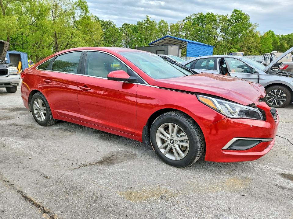 51656566 :رقم المزاد ، 5NPE24AF9HH504393 vin ، 2017 Hyundai Sonata مزاد بيع
