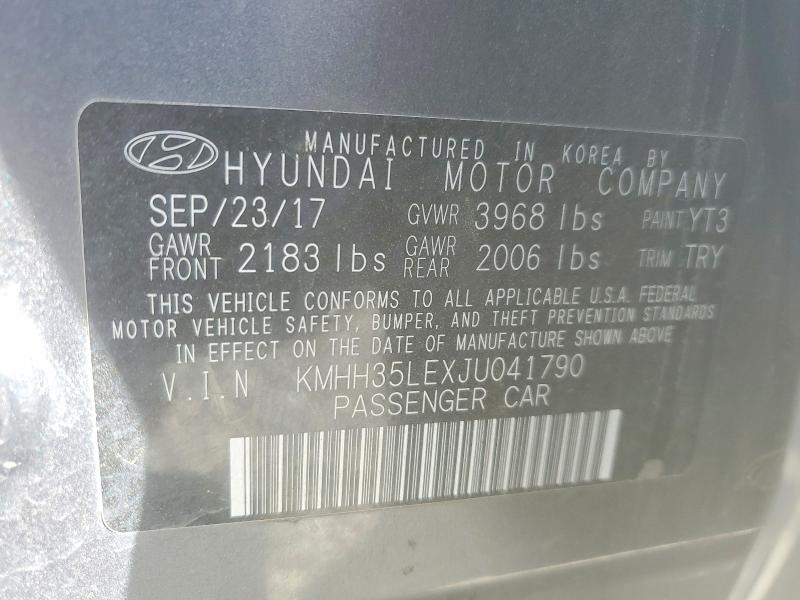 Aukcja sprzedaży 2018 Hyundai Elantra Gt, vin: KMHH35LEXJU041790, numer aukcji: 50122886