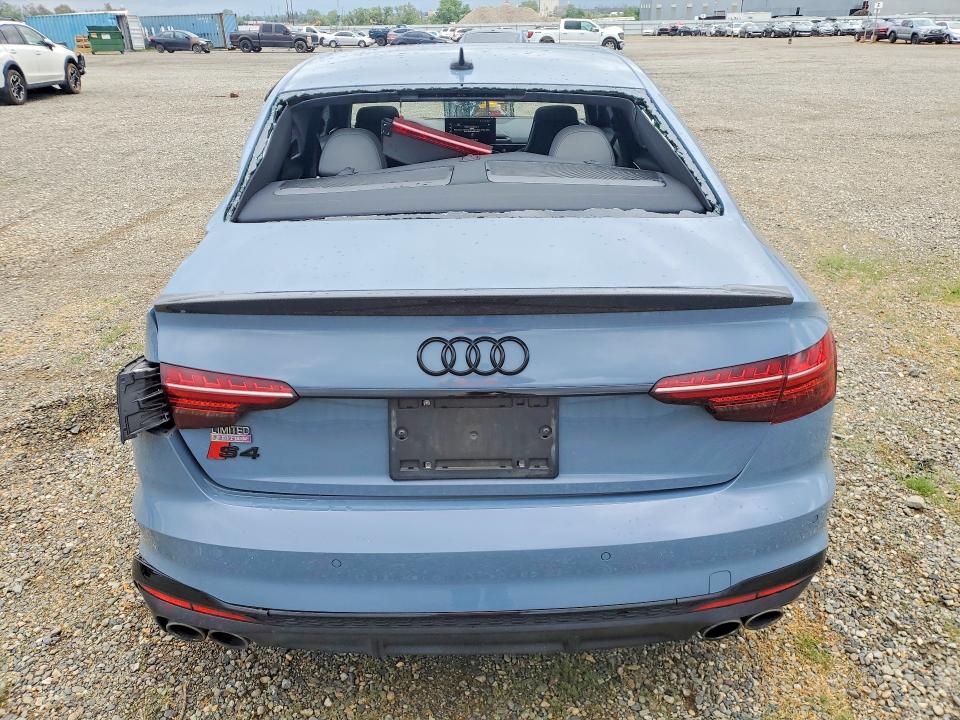 2022 Audi S4 მანქანა იყიდება აუქციონზე, vin: WAUB4AF46NA036271, აუქციონის ნომერი: 48455166