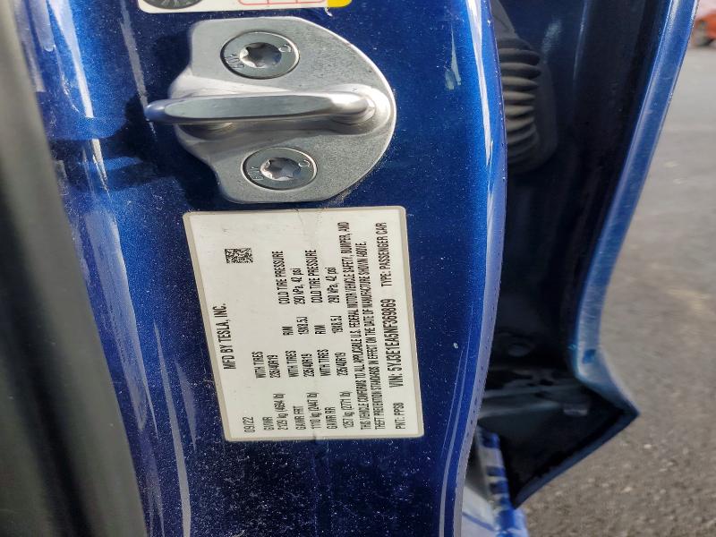 Продаж на аукціоні авто 2022 Tesla Model 3, vin: 5YJ3E1EA5NF369869, номер лоту: 50319836