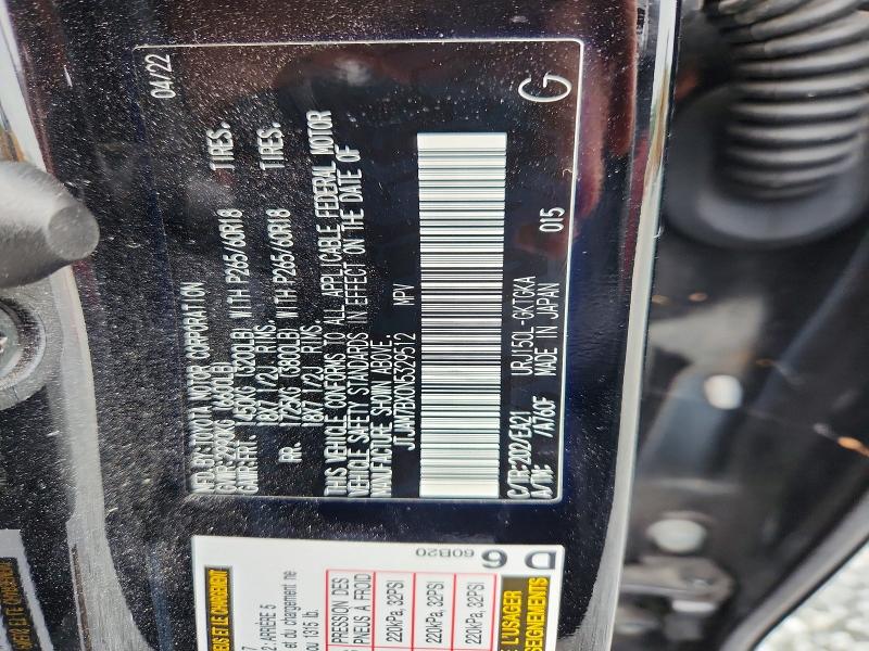 Aukcja sprzedaży 2022 Lexus Gx 460, vin: JTJAM7BX0N5329512, numer aukcji: 47286426