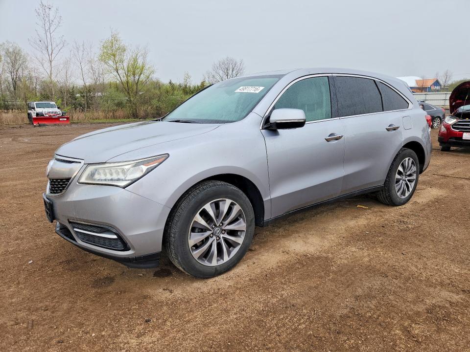 49817716 :رقم المزاد ، 5FRYD4H43GB058409 vin ، 2016 Acura Mdx مزاد بيع