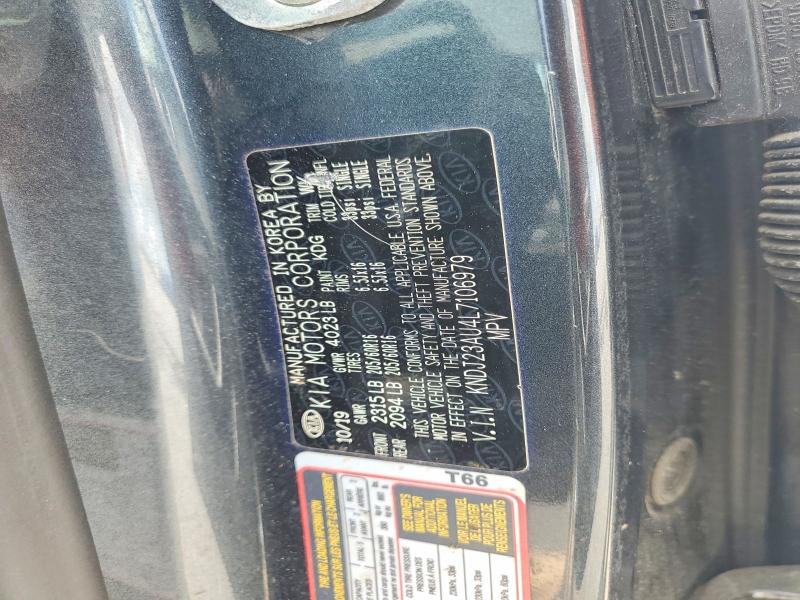 51287586 :رقم المزاد ، KNDJ23AU4L7106979 vin ، 2020 Kia Soul مزاد بيع