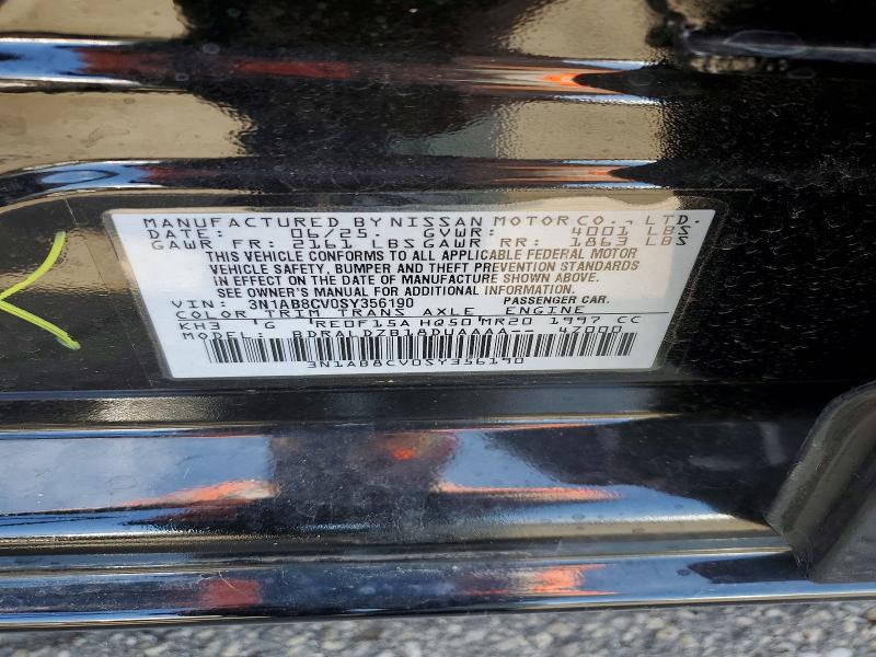 49249976 :رقم المزاد ، 3N1AB8CV0SY356190 vin ، 2025 Nissan Sentra مزاد بيع