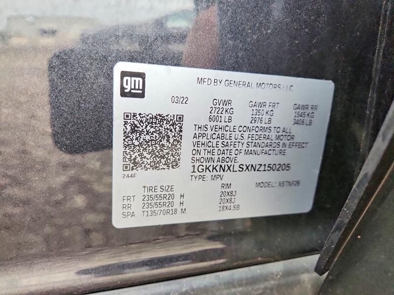 Продажа на аукционе авто 2022 Gmc Acadia, vin: 1GKKNXLSXNZ150205, номер лота: 49660606