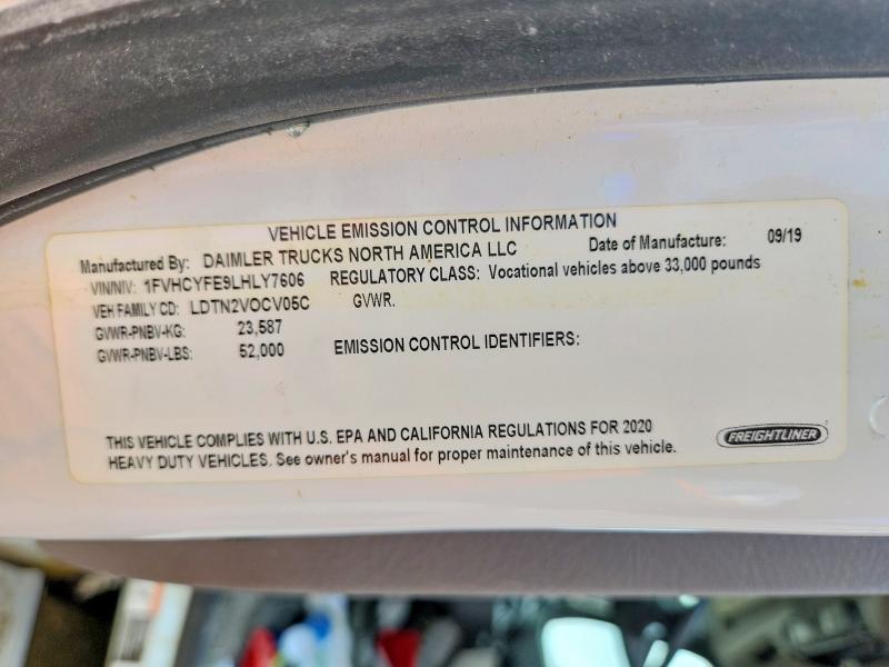 Продаж на аукціоні авто 2020 Freightliner M2, vin: 1FVHCYFE9LHLY7606, номер лоту: 49451546