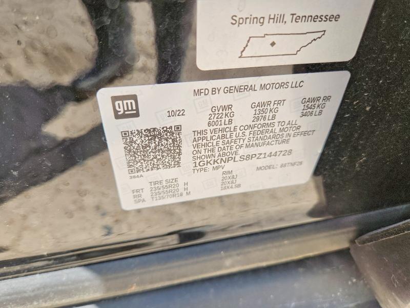 50314556 :رقم المزاد ، 1GKKNPLS8PZ144728 vin ، 2023 Gmc Acadia مزاد بيع
