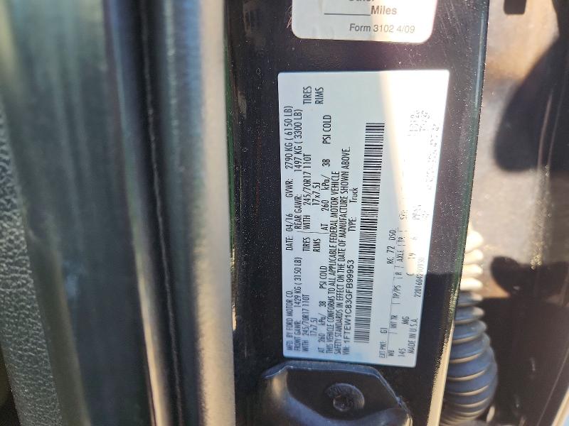 Продаж на аукціоні авто 2016 Ford F150, vin: 1FTEW1C83GFB99953, номер лоту: 50484016
